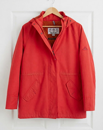 Barbour women red hooded - women’s,