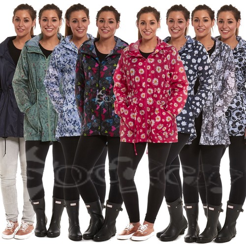 Ladies hooded rain coat - ladies,