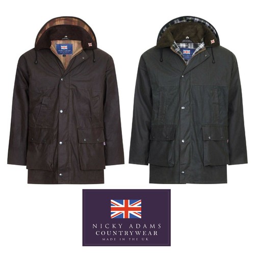 Wax jacket waterproof padded - wax,