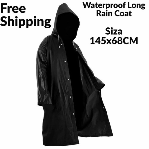 Waterproof long black men - long,