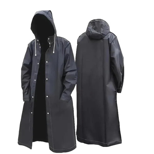 Men black waterproof long - men,