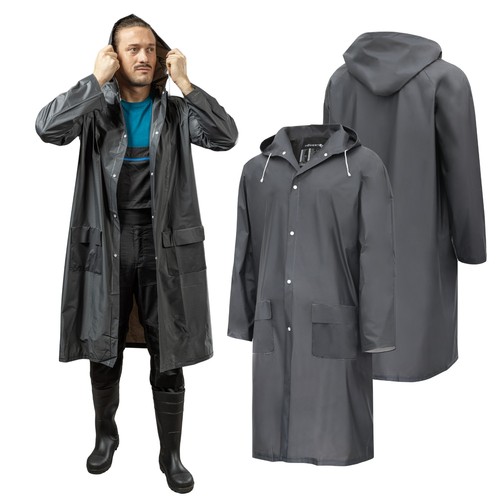 Waterproof pvc raincoat unisex - pvc,