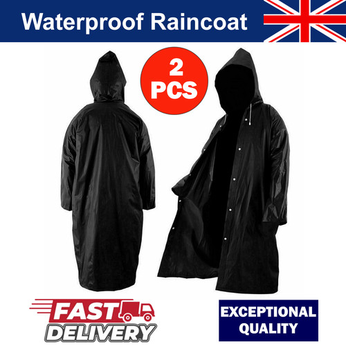 Waterproof rain coat long - coat,